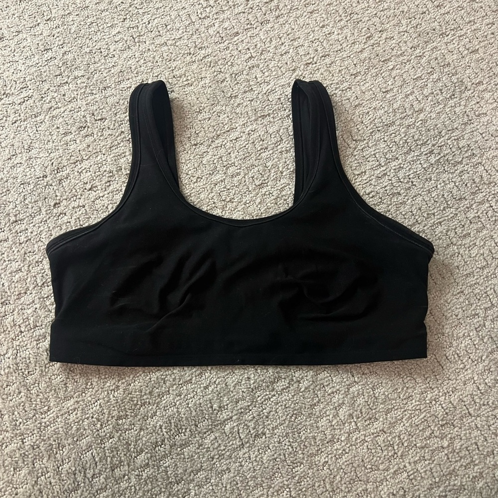 Alo Yoga Alosoft Center Stage Bra Black